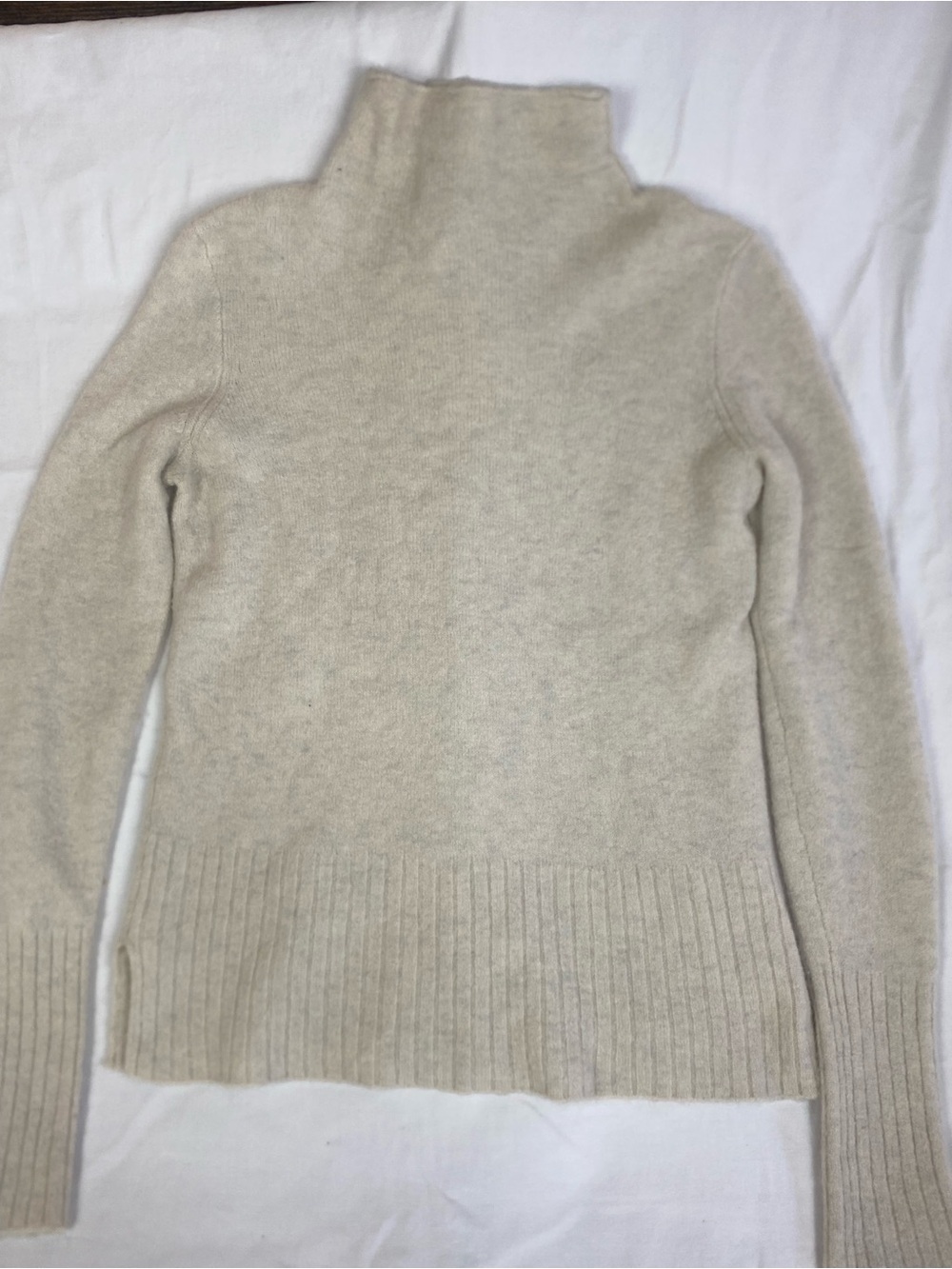 Madewell Cream Mock Neck Sweater